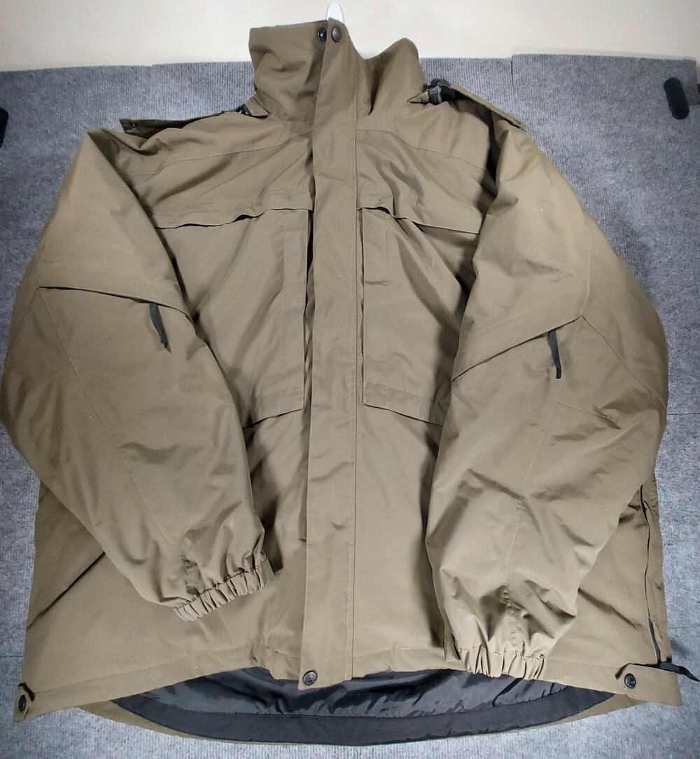 5.11 Tactical Aggressor Parka 3-in-1 System Mens 4XL Tundra Green 48032 EUC